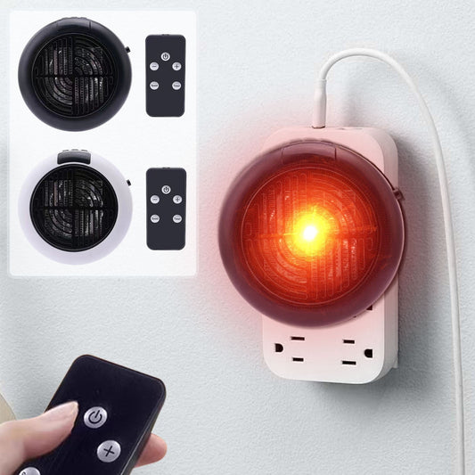 Wall Heater,Portable Heater,Plug In Space Heaters For Indoor Use,900W Small Wall Outlet Heater For Indoor Use, Mini Ceramic Heater With Thermostat,Fast And Safe Heat For Bathroom Office Bedroom Home