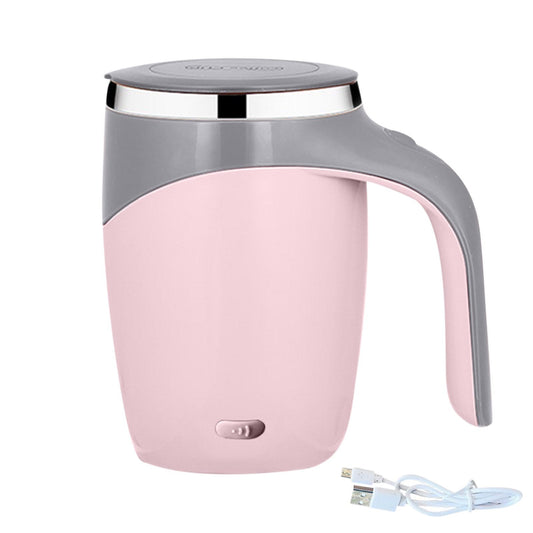 Automatic Magnetic Stirring Coffee Mug, Electric Mixing Cup,Self Stirring Coffee Mug With Lid,Rotating Home Office Travel Mixing Cup,Electric Stainless Steel Self Mixing Coffee Tumbler(Rechargeable)